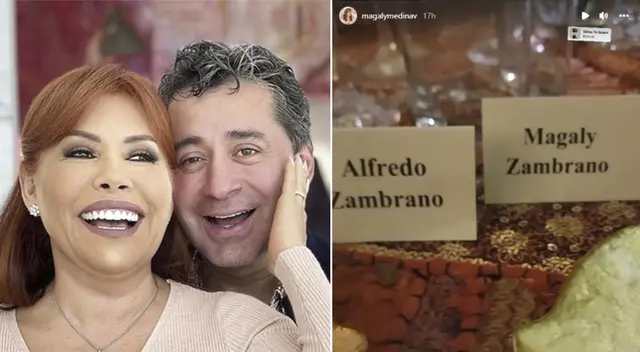 Magaly Medina presume reciente salida junto a su esposo Alfredo Zambrano.