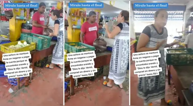 La escena se ha vuelto viral en la popular plataforma de videos alcanzando miles de reproducciones.