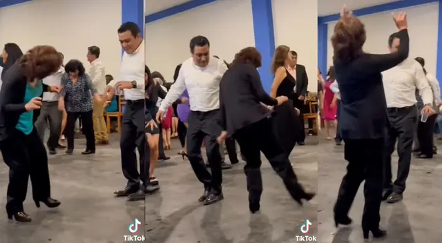 Mujer es un éxito en las redes sociales con su singular forma de bailar.