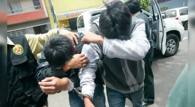 Detenidos fueron trasladados a la comisaría.