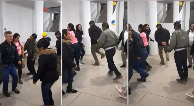 ¡Eso! La particular escena se ha robado miles de miradas en la popular plataforma de videos.