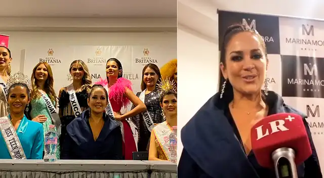 Marina Mora feliz del certamen Miss Teen Model Internacional 2022.