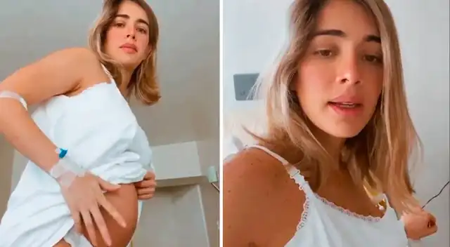 Korina Rivadeneira mostró su barriga tras dar a luz.