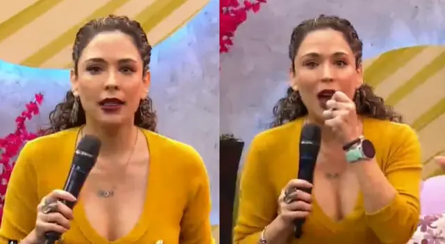 Adriana Quevedo reacciona cuando le preguntan si ha salido con un 'chibolo' Adriana Quevedo reacciona cuando le preguntan si ha salido con un 'chibolo'