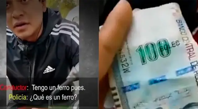 “Tengo un ferro pues”: motociclista intentó dar coima a policía de tránsito en Piura [VIDEO]