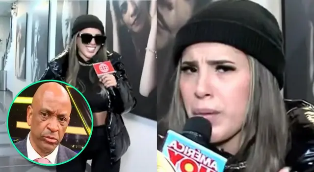 Yahaira Plasencia se mostró incómoda al tener que referirse a Sergio Geroge. Yahaira Plasencia se mostró incómoda al tener que referirse a Sergio Geroge.