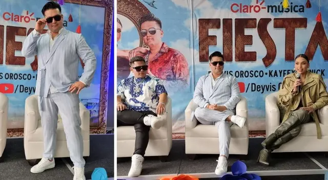 Deyvis Orosco se muestra orgulloso de descubrir el talento de Janick Maceta como cantante