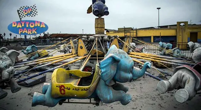 El Daytona Park fue un punto de diversión para grandes y chicos entre los años 90 y 2000.  Foto: Facebook - Agenda Cultural de Lima /Composición El Popular.