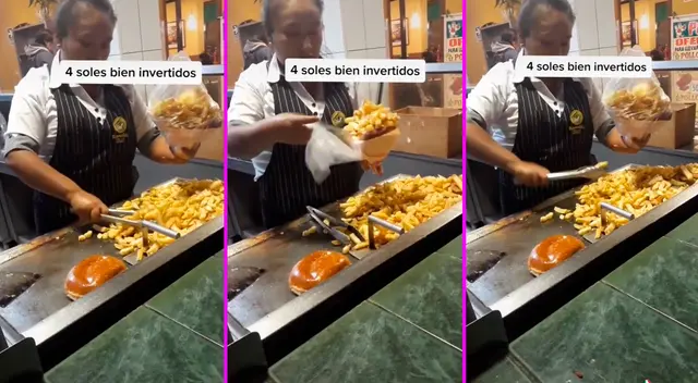 El precio de la hamburguesa sorprendió a miles en TikTok. El precio de la hamburguesa sorprendió a miles en TikTok.