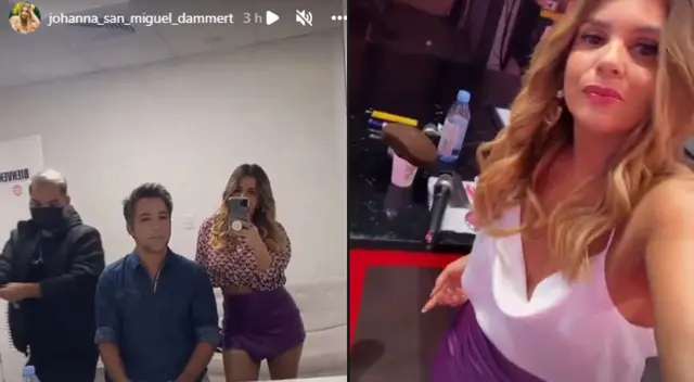 Johanna San Miguel se cambia de ropa tras comentario de Renzo Schuller