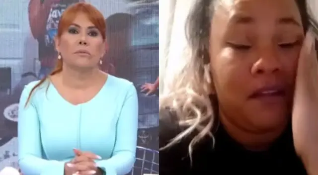 Yessenia Villanueva en programa de Magaly Medina tras contar que se quedó sin casa y sin trabajó.