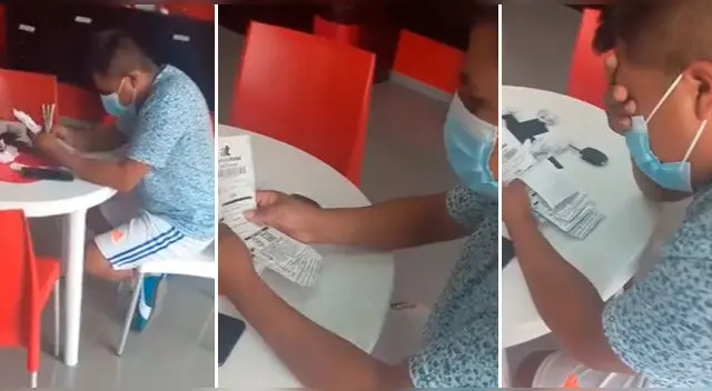 La escena se ha vuelto viral en las redes sociales.