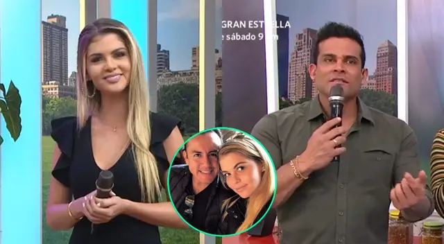 Brunella Horna se fue con todo al bromearle a Christian Domínguez. Brunella Horna se fue con todo al bromearle a Christian Domínguez.