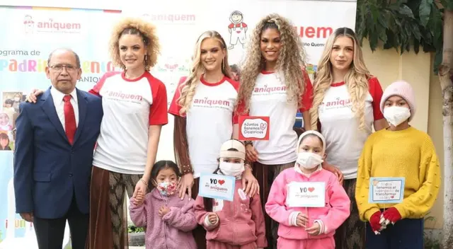 Bellas cubanas se sumaron con labor social para niños. Fuente: Difusión