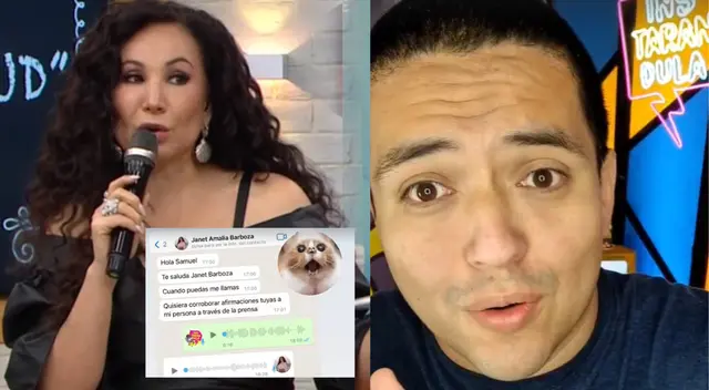 Janet Barboza estaría tratando de demandar a Samuel Suárez.