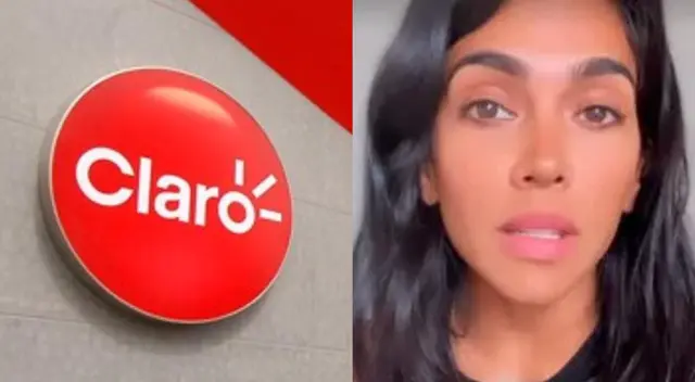 Vania Bludau molesta con la empresa de Claro.