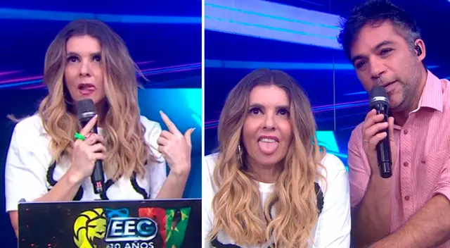 Johanna San Miguel se "molesta" con Renzo Schuller.