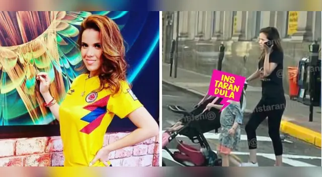 Greissy Ortega camina por Nueva Jersey.