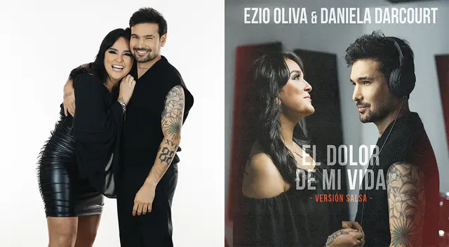 Ezio Oliva  y Daniela Darcourt