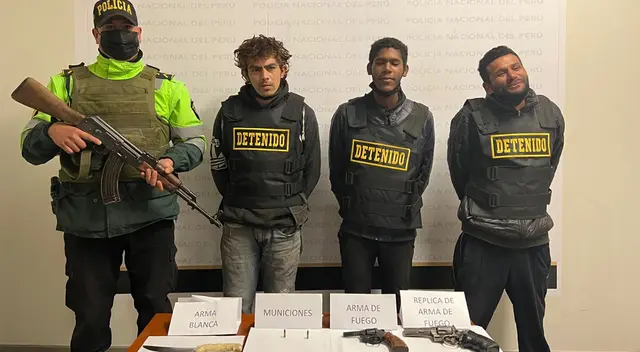 Detenidos serían integrantes de la banda Los Destructores del Norte.