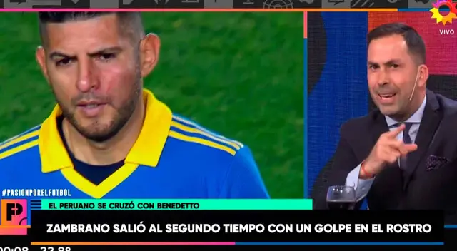 Periodista deportivo reveló detalles exclusivos de la pelea entre Zambrano y Benedetto.