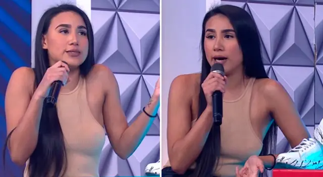 Samahara Lobatón sale al frente tras críticas por usar zapatillas bamba. Samahara Lobatón sale al frente tras críticas por usar zapatillas bamba.