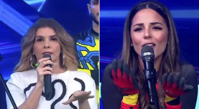 Johanna San Miguel y Luciana Fuster viven tenso momento.