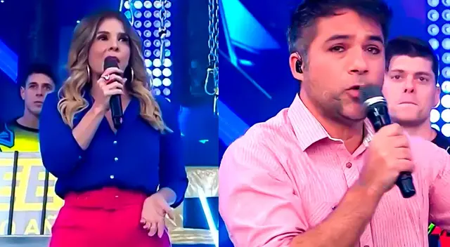 Johanna San Miguel apareció en Esto es guerra afónica y Renzo Schuller la manda a su casa