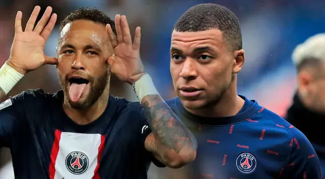 Neymar y Mbappé, la mala relación que tienen en la cancha.