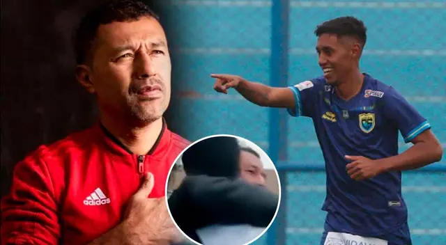 Roberto Palacios expresó todo su amor a su hijo con tremendo abrazo.