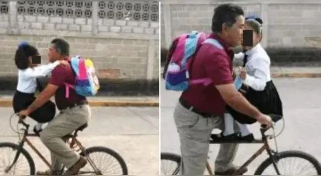 La particular imagen ha tocado el corazón de miles de usuarios en las redes sociales.