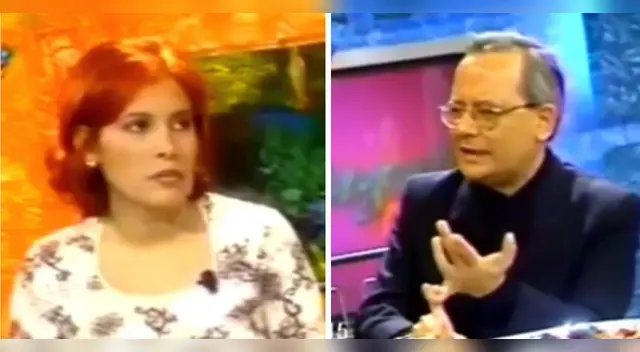 César Hildebrandt cuando fue entrevistado por Magaly. César Hildebrandt cuando fue entrevistado por Magaly.