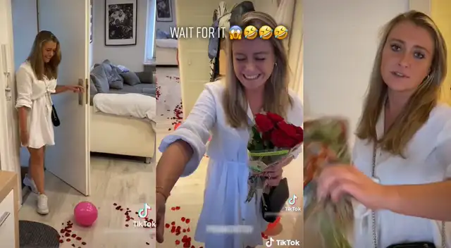 Peculiar escena de una pareja se hizo viral en las redes sociales. Peculiar escena de una pareja se hizo viral en las redes sociales.