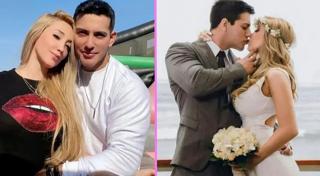 Romina Gachoy y Jean Paul Santa María se enamoraron y se casaron.