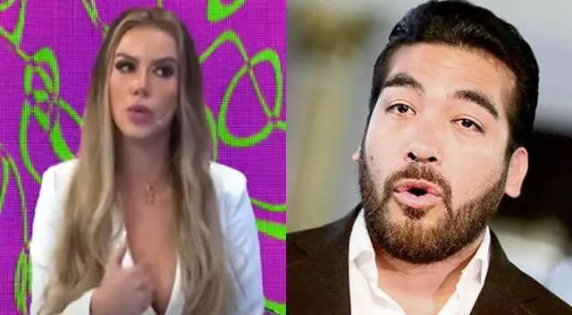 Jamila Dahabreh se mostró indignada contra Álvaro Paz de la Barra.