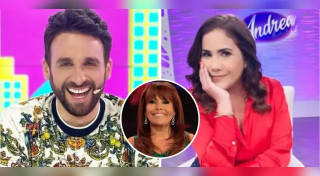 Peluchín echa flores a Andrea Llosa.