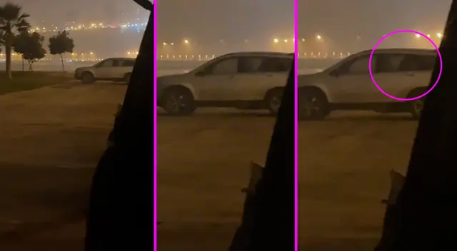 La pareja estaba manteniendo relaciones sexuales en la camioneta.