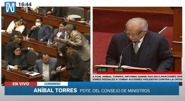 Esto fue los acontecimientos de la presentación del Primer Ministro ante el Congreso de la República. Esto fue los acontecimientos de la presentación del Primer Ministro ante el Congreso de la República.