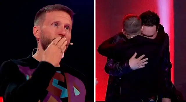 Noel Schajris se conmueve en la semifinal. Noel Schajris se conmueve en la semifinal.