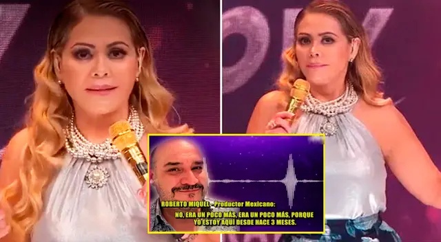 Gisela Valcárcel sacó a su productor mexican.