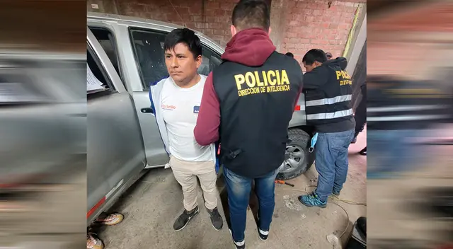 PNP detuvo a un sujeto.