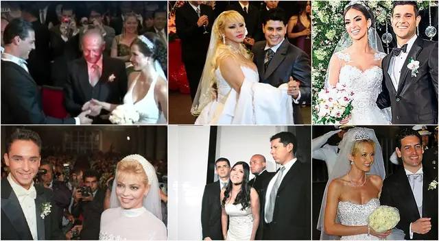 Los matrimonios más icónicos de la farándula peruana.