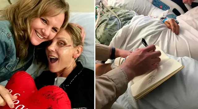 Tina Hines caminaba junto con su esposo en un paseo, cuando de pronto se desmayó.