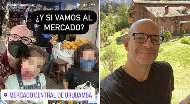Ricardo Morán visita el Mercado Central de Urubamba.