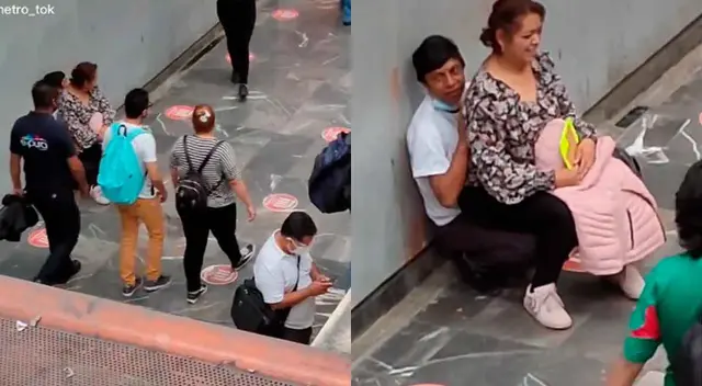 Video viral en TikTok se refiere a una escena en el Metro de México.