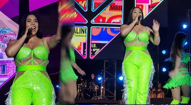 Maricarmen Marín reaparece en los escenarios tras dar a luz.