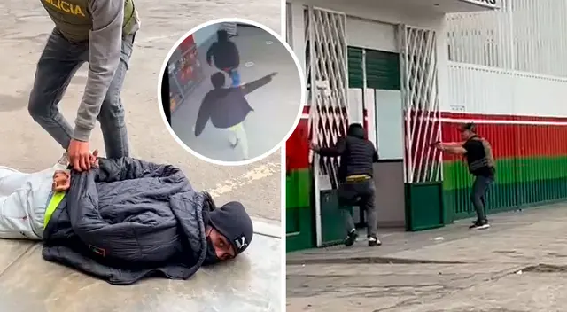 La Policía logró reducir a ambos delincuentes a balazos.