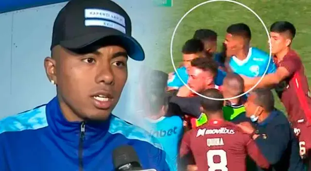 Erinson Ramírez le respondió a Andy Polo.