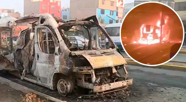 Las llamas habrían iniciado en la parte delantera de la unidad y ello hizo que sus ocupantes lo abandonaran rápidamente.