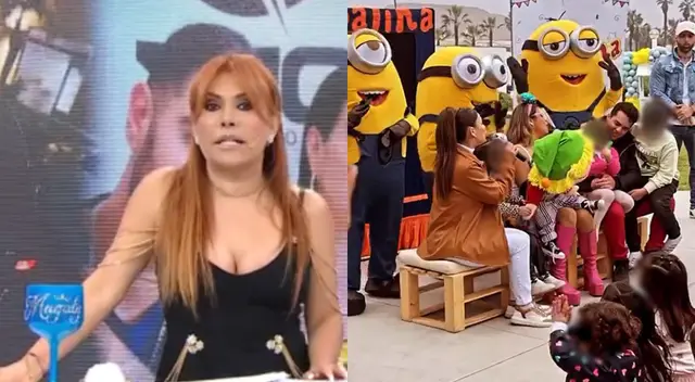 Magaly saludó que ambos estuvieran juntos.